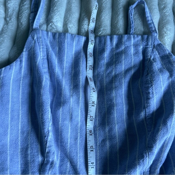 Old Navy Womens Medium Light Purple Wide Leg Striped Jumpsuit - Picture 9 of 11